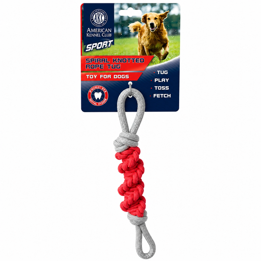 Akc Sport Lots O' Knots Double Tug Rope Dog Toy