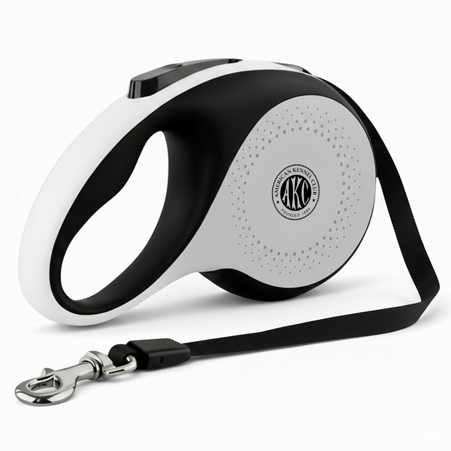 Akc X-Large Heavy Duty Retractable Leash 110 Lbs 16.4Ft Gray