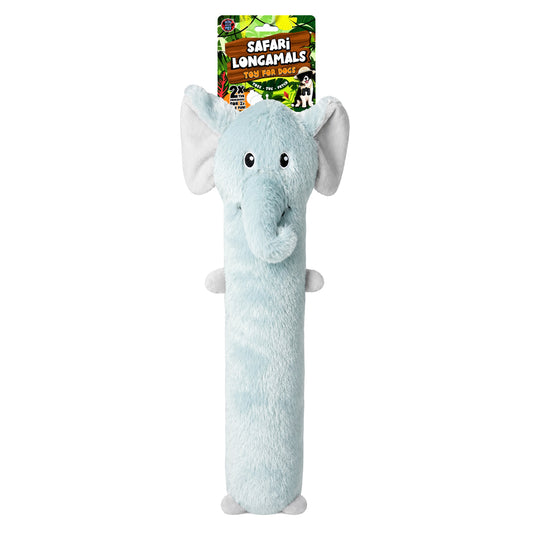 Bow Wow Long Body Elephant Plush Toy
