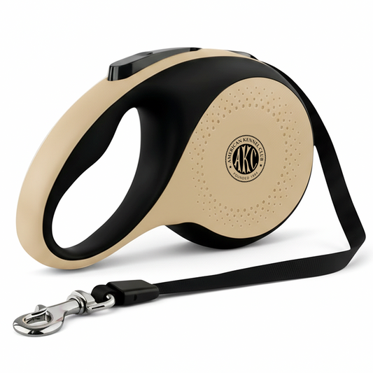 Akc X-Large Heavy Duty Retractable Leash 110 Lbs 16.4Ft Tan
