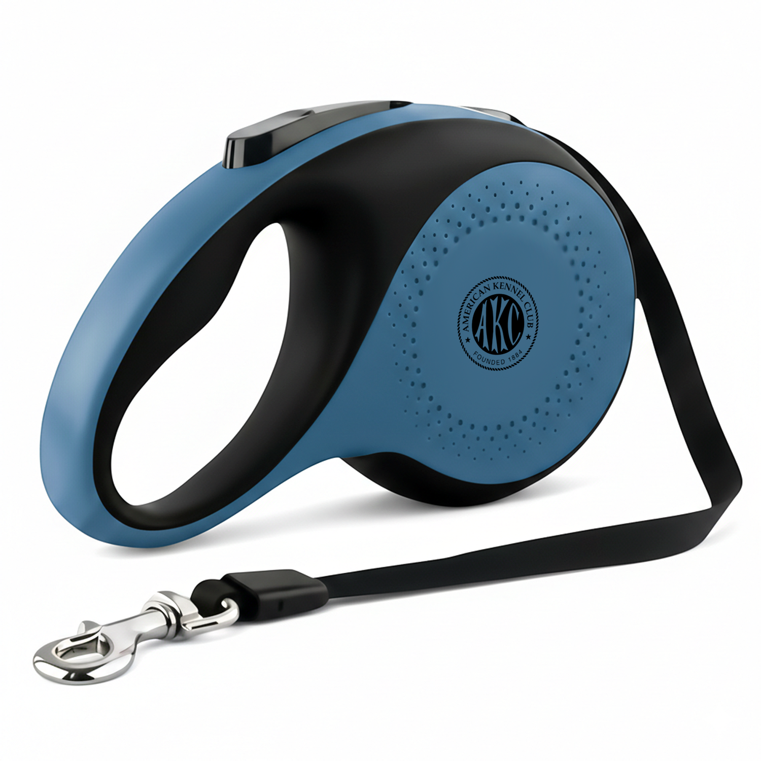 Akc X-Large Heavy Duty Retractable Leash 110 Lbs 16.4Ft Blue