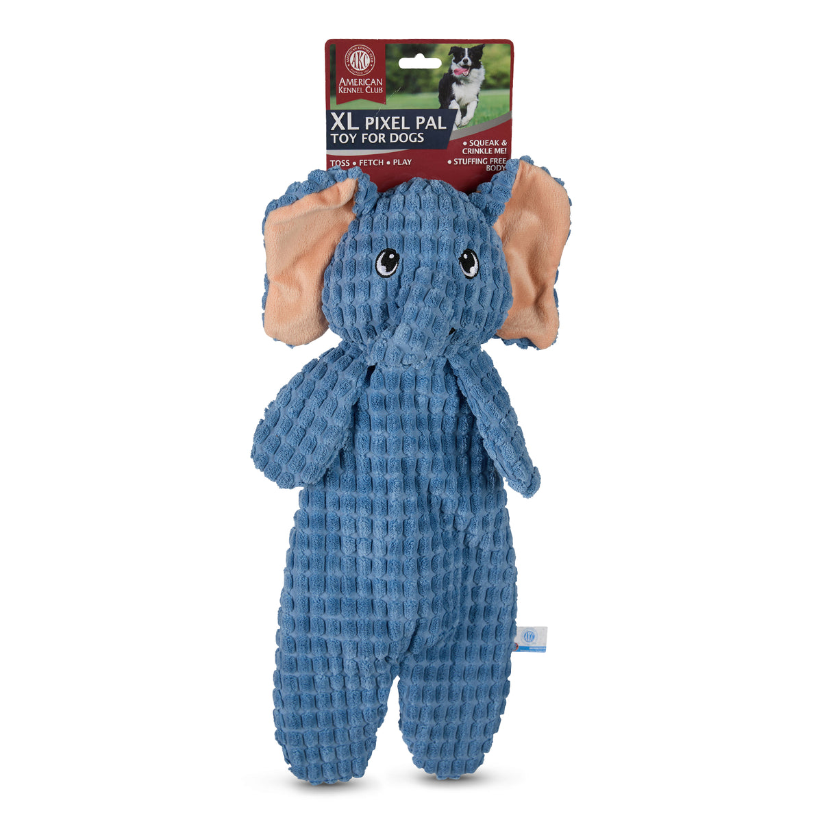 Akc Large Pixel Elephant Toy