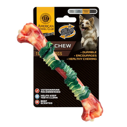 Akc Training Long Meat Bone Chew Toy For Dogs