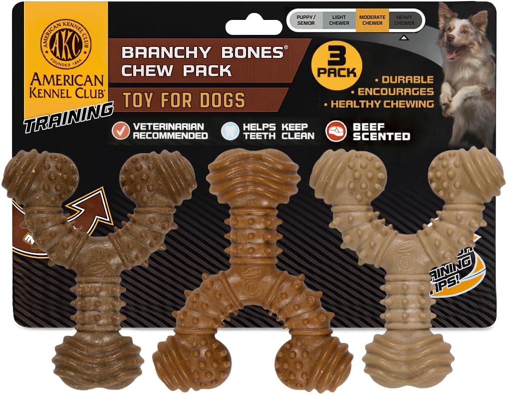 Akc Training V Shaped With Handle Chew Toy For Dogs