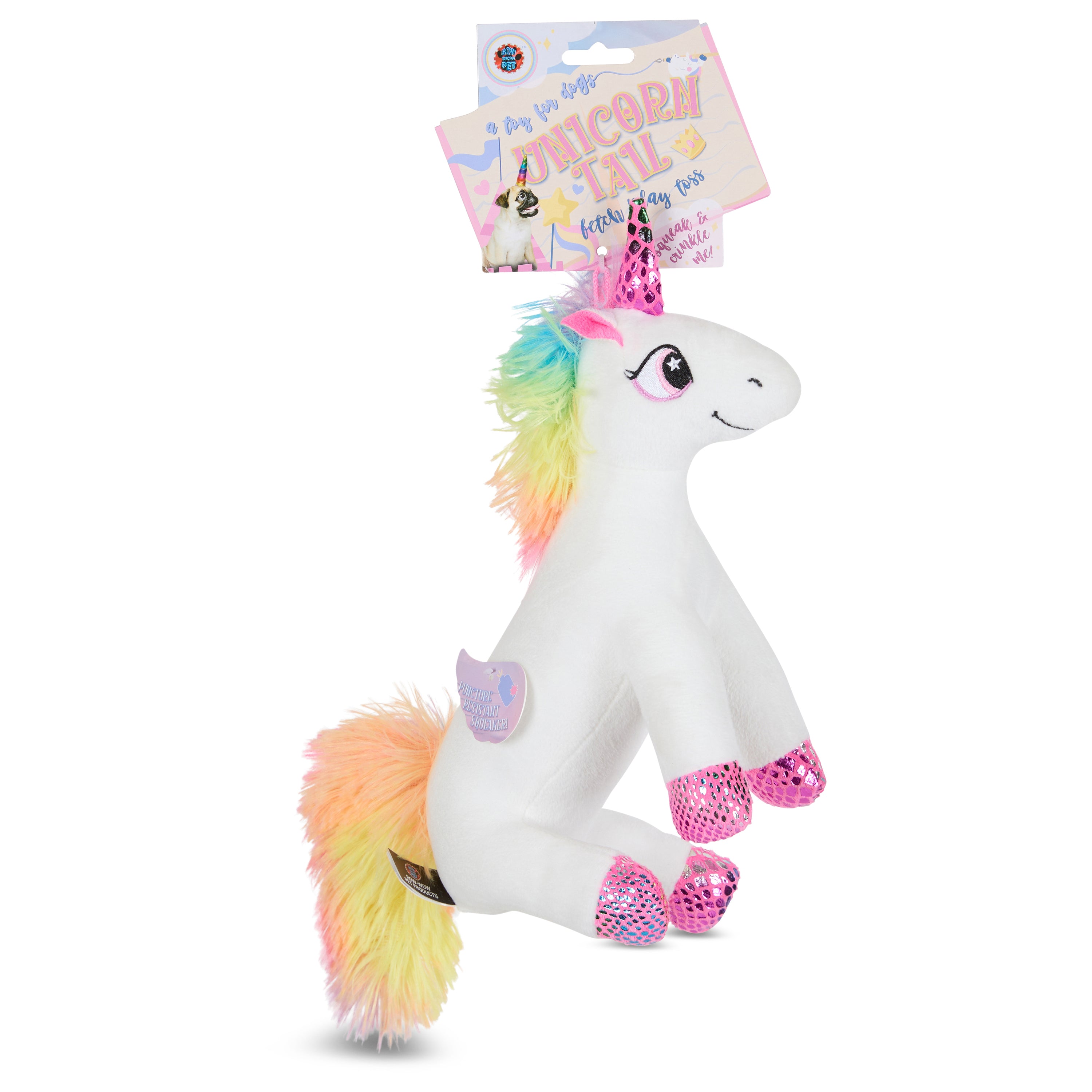 Bow Wow Unicorn Dog Toy