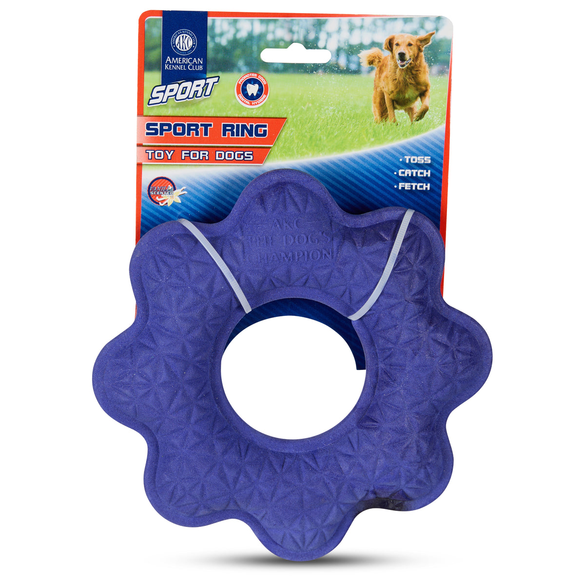 Akc Sport Tpr Foam Pattern Wavy Ring