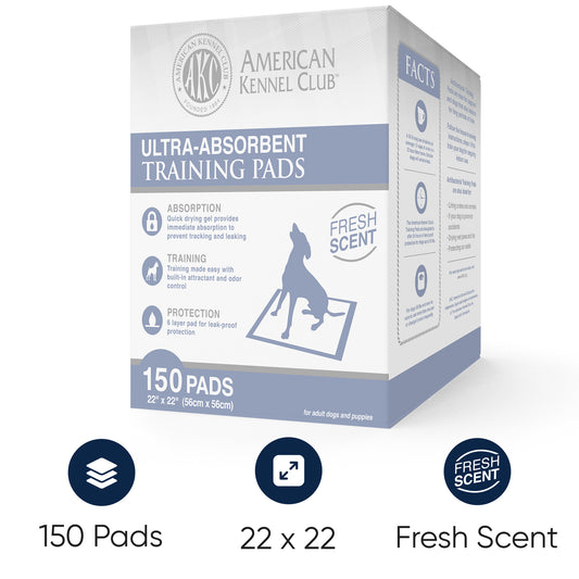 Akc 150 Count Fresh Scent Training Pads In A Box