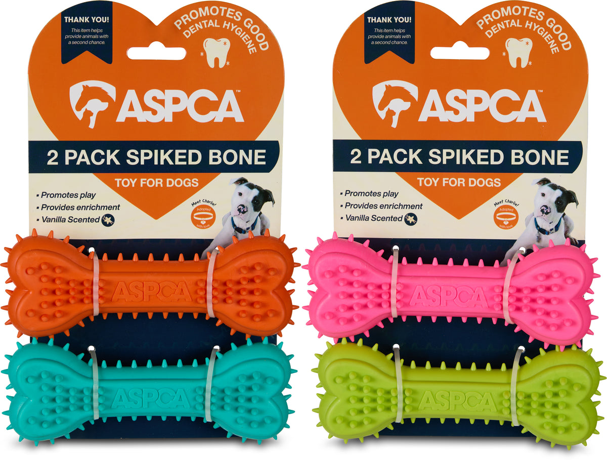 Aspca 2 Pk Spiky Tpr Bone Set
