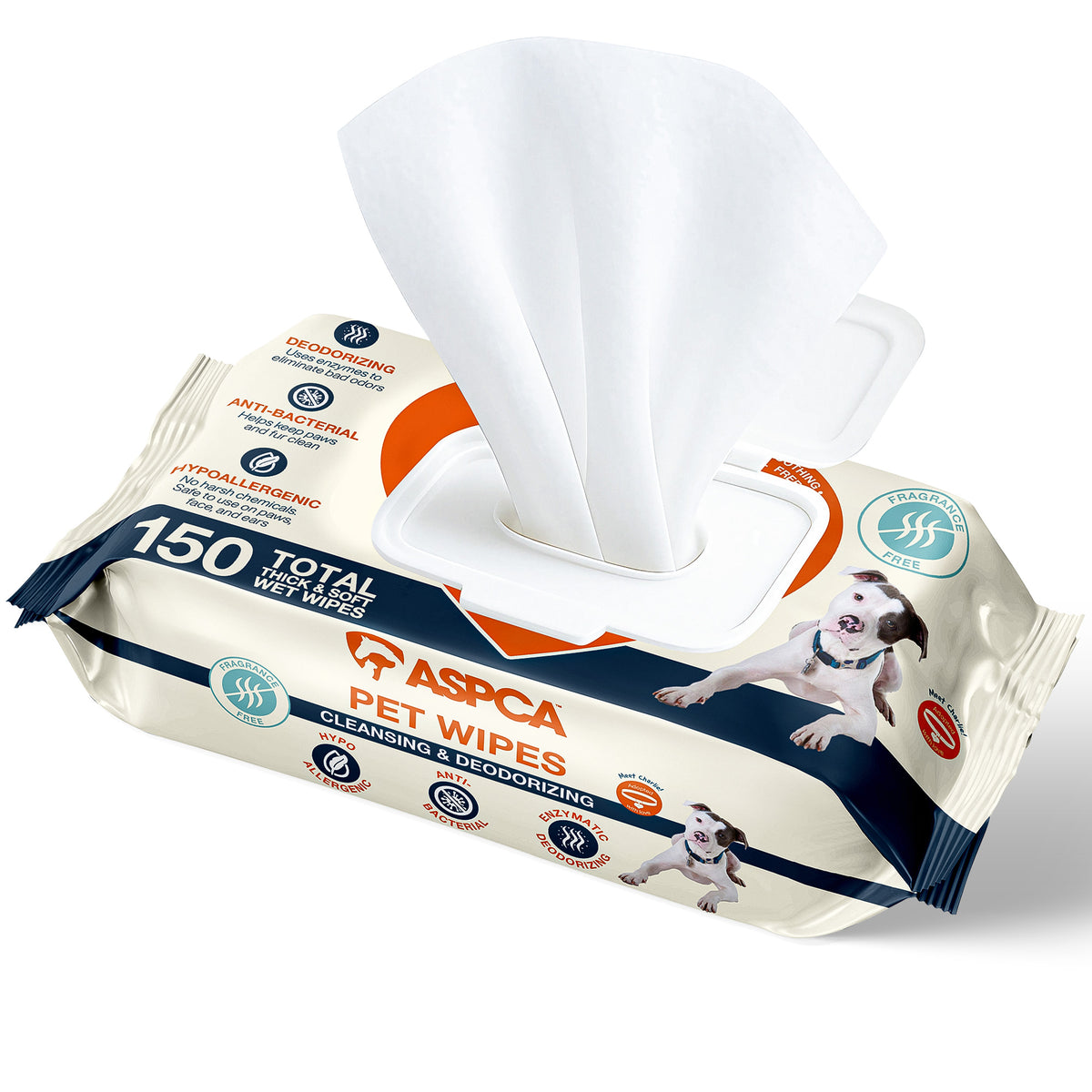 Aspca Pet Wipes Fragrance Free 150 Ct