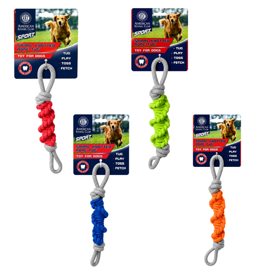 Akc Sport Lots O' Knots Double Tug Rope Dog Toy