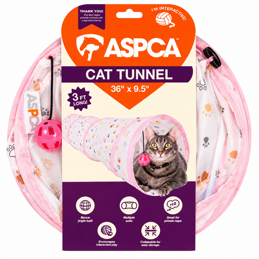 Aspca Paw Printed Cat Tunnel