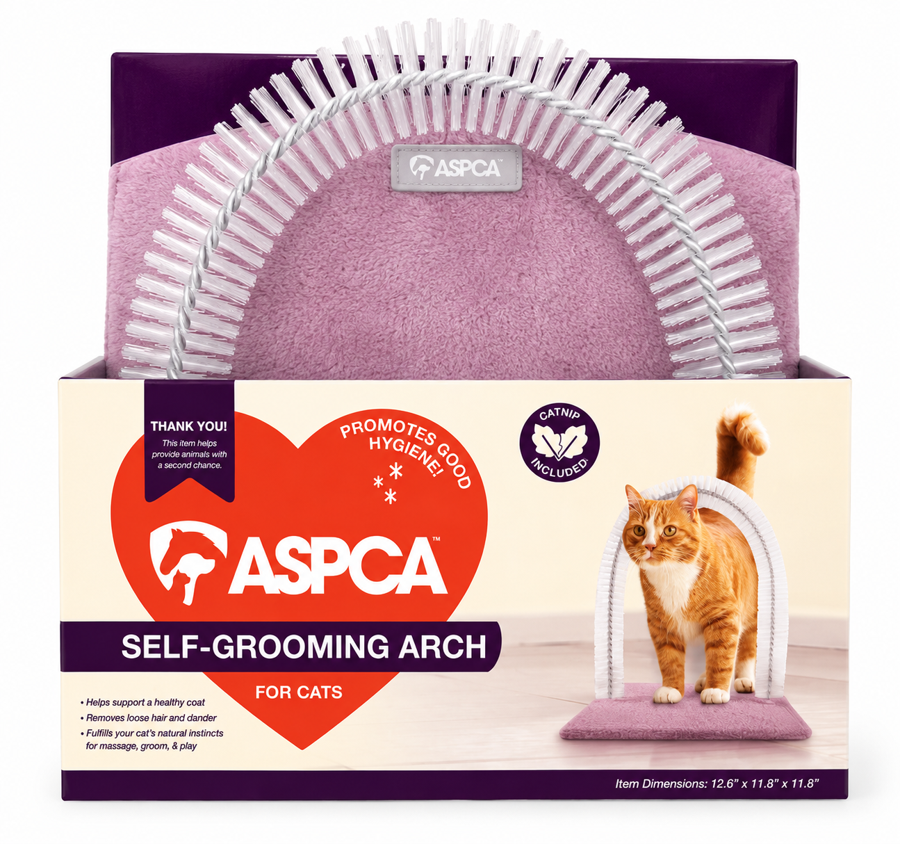 Aspca Self Grooming Cat Pad Rose