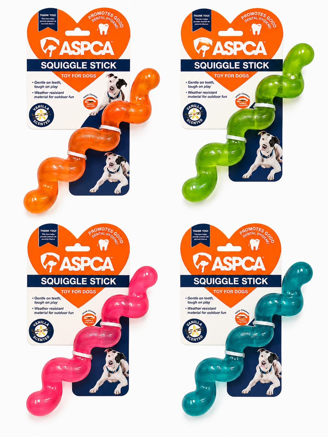 Aspca Tpr Translucent Twist Spring Stick Dog Toy