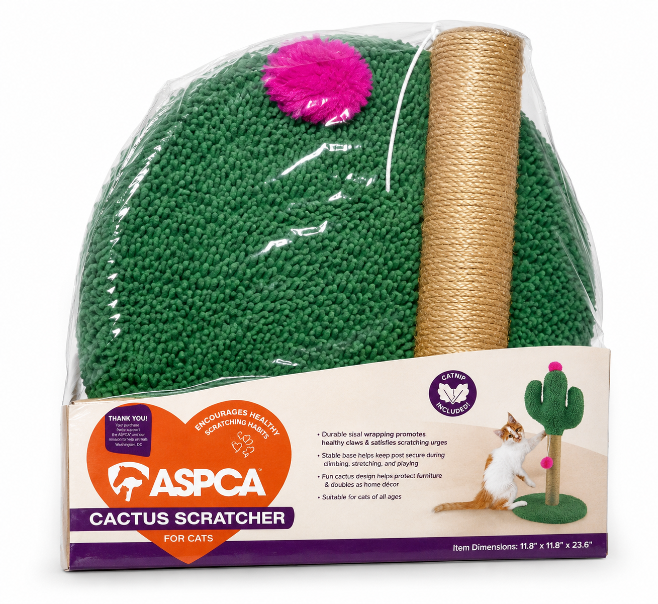 Aspca Cactus Cat Tree Scratcher Post