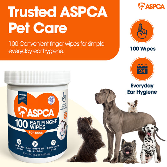 Aspca 100 Count Ear Wipes - Unscented