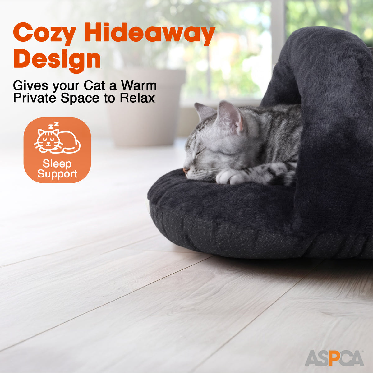 Aspca Cat Slipper Bed Red Buffalo Check