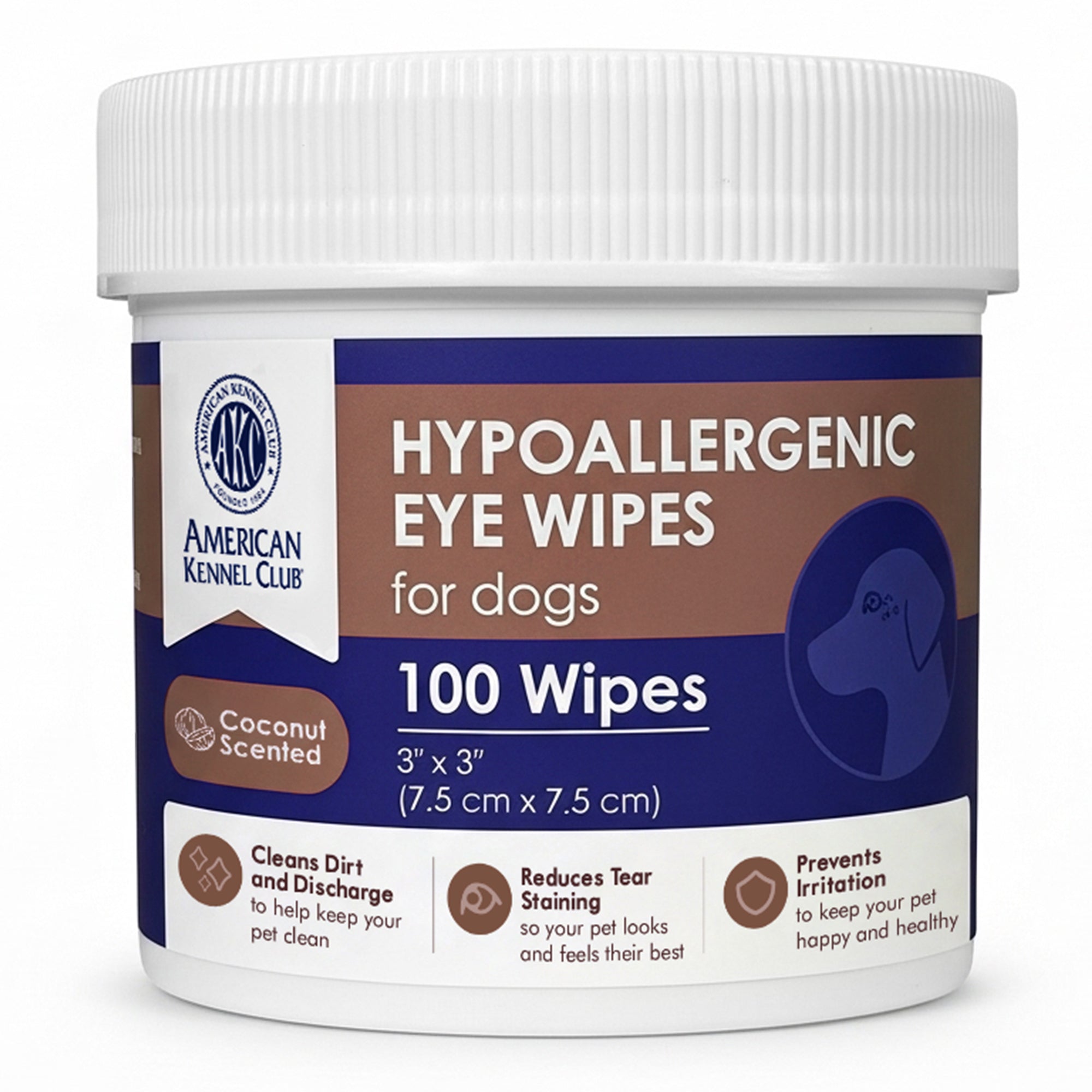 Akc 100 Count Ear Wipes - Unscented