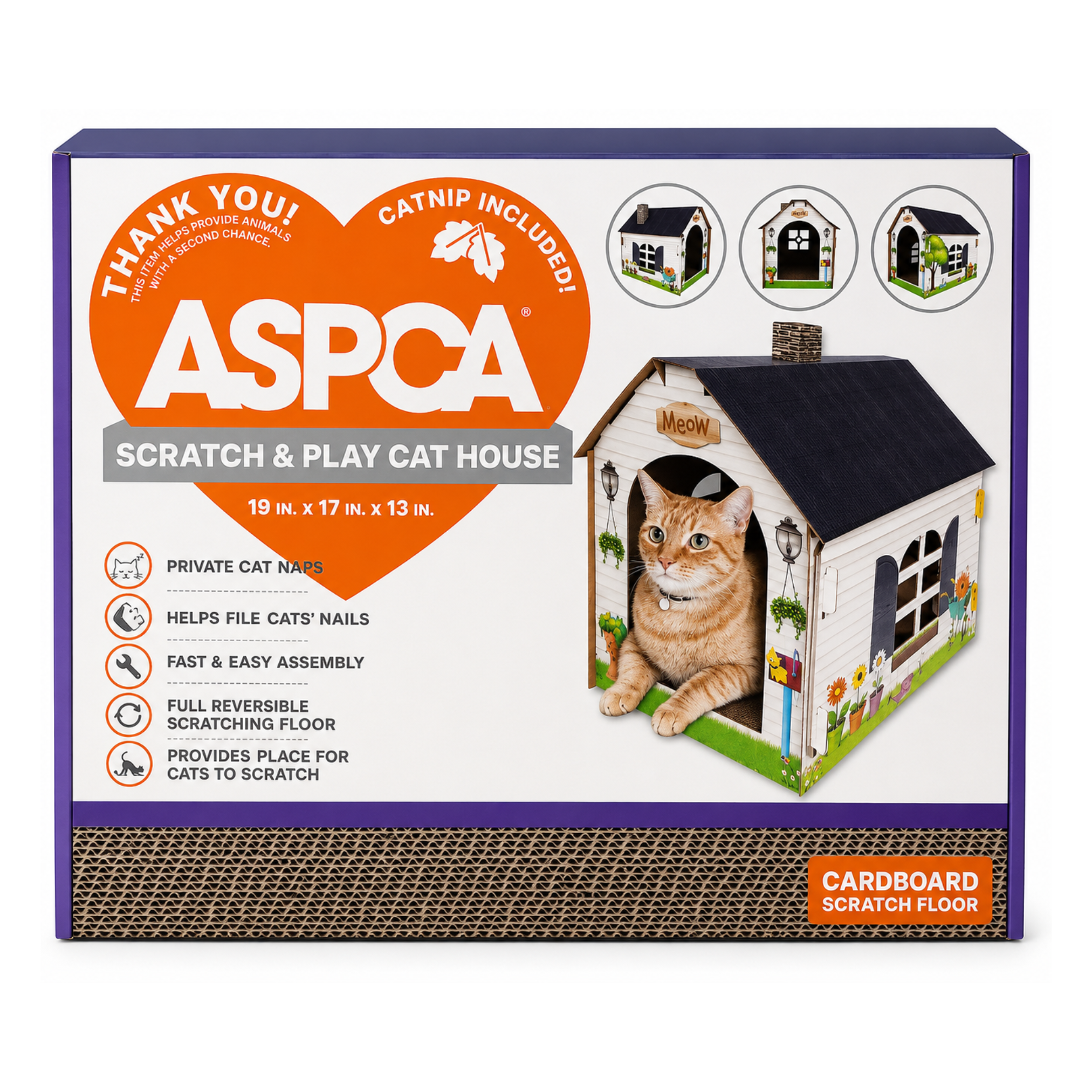 Aspca Cat Scratch House- Cottage