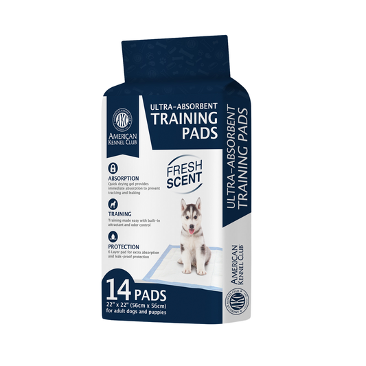 Akc 14Count Fresh Scent Training Pads 22"X22"