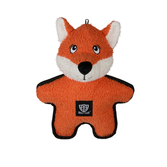 Akc Muscle Tough Fox Plush Dog Toy