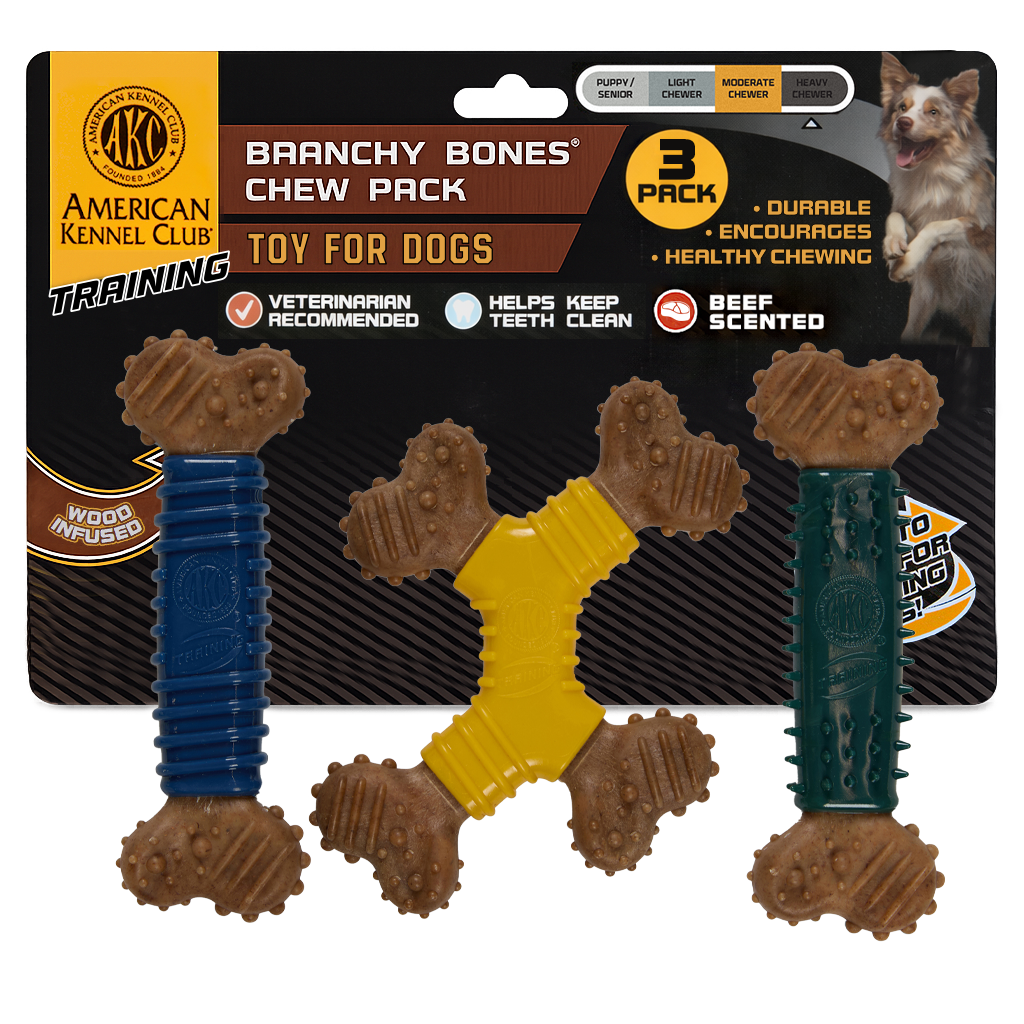Akc Training 3 Pk Pp With Tpr Dog Toy