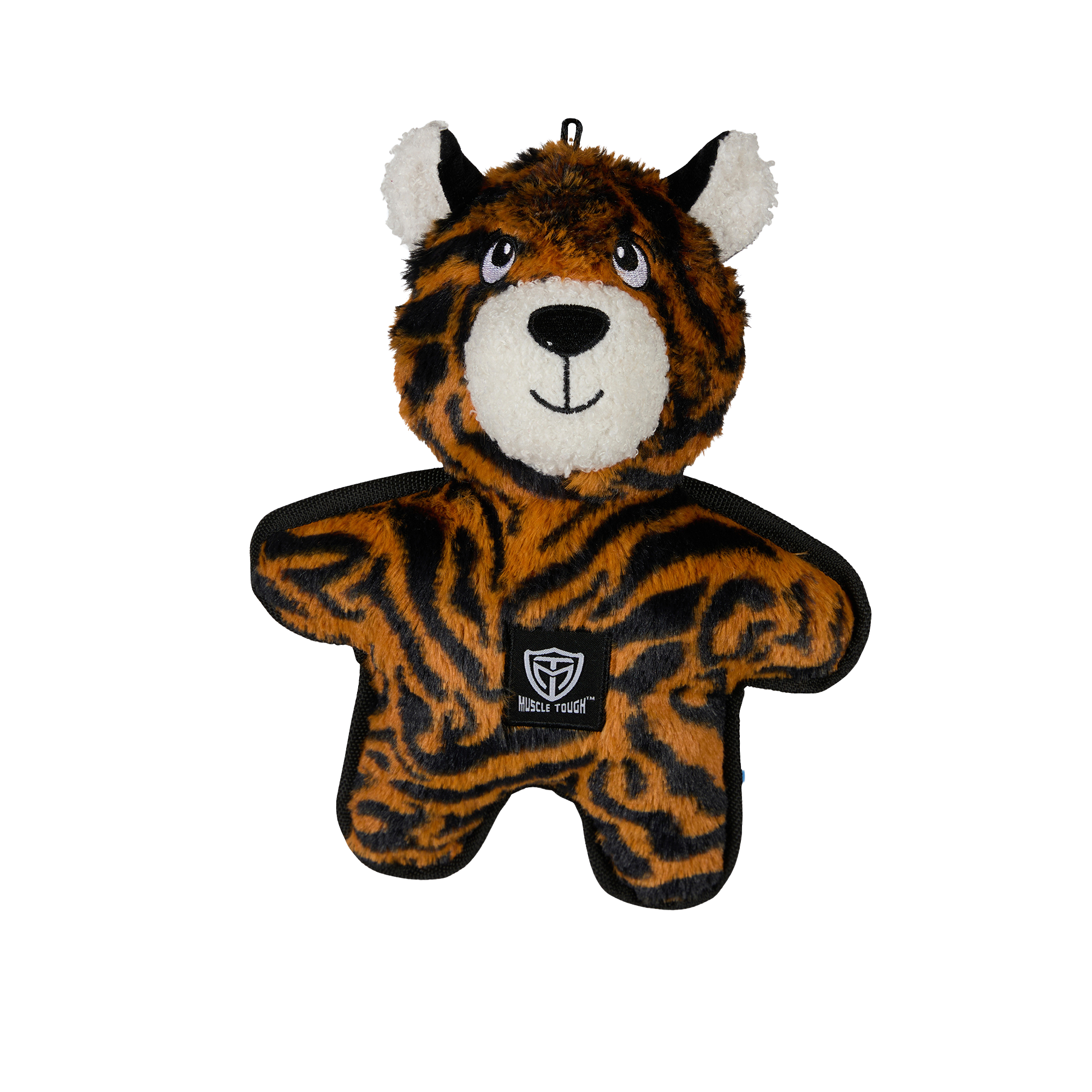 Akc Muscle Tough Tiger Plush Dog Toy